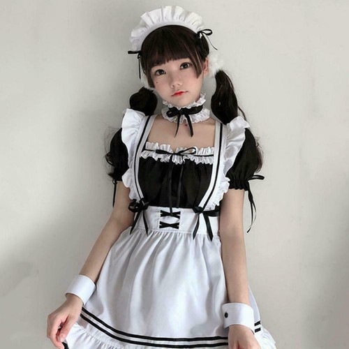 Lolita Women French Maid Fancy Dress 