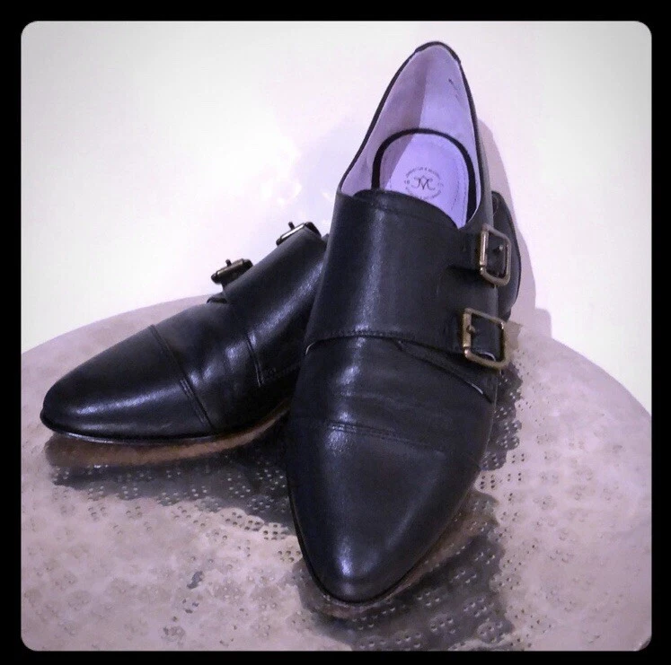 Zapatos Oxford Johnston & Murphy para mujer con hebilla negra raros