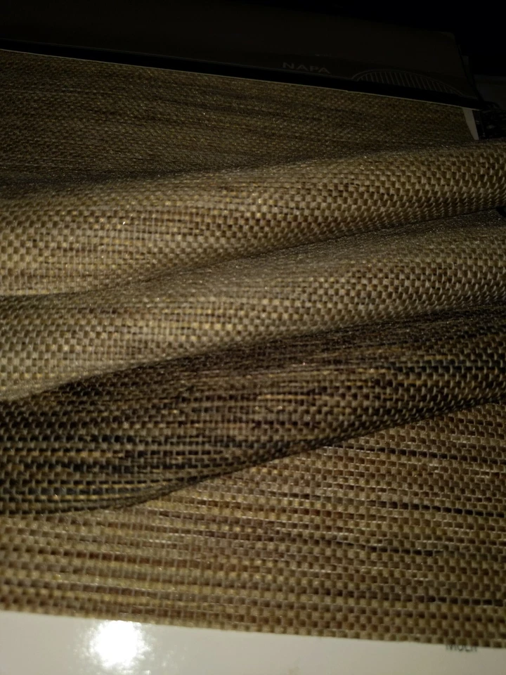 FABRIC 4 PC's LINEN SAMPLE on 1 PAGE. Each  8x7 inch  NAPA  Doll House,Crafts  - Image 2 of 4