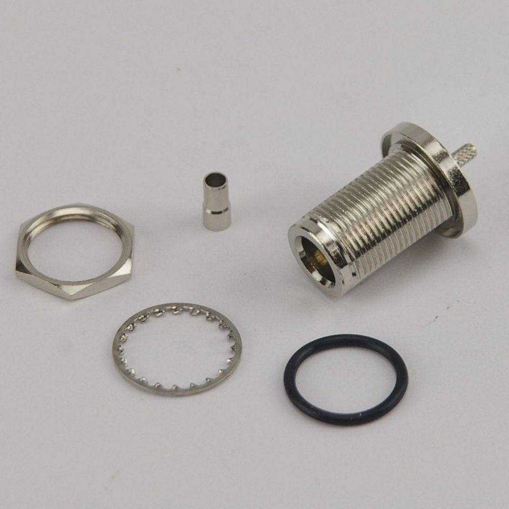 N-Type Female Crimp Connector - RG316/RG174 Cable Crimp Easy To Use Custom