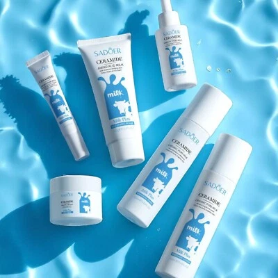 Skin Care Set Sadoer Ceramide Milk Moisturising Cleanser 6 Piece Beauty Gift Set