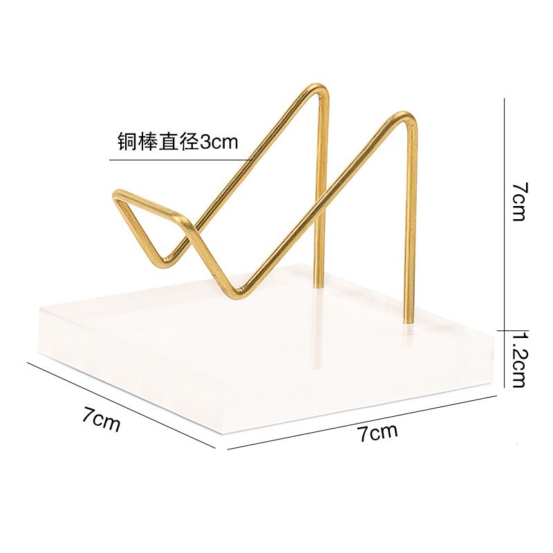 Transparent Acrylic Display Holder Clear Easel Stands for Big Collectibles