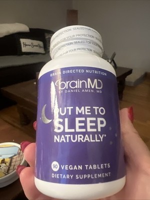 BrainMD Put Me To Sleep Naturally 90 Vegan Tablets