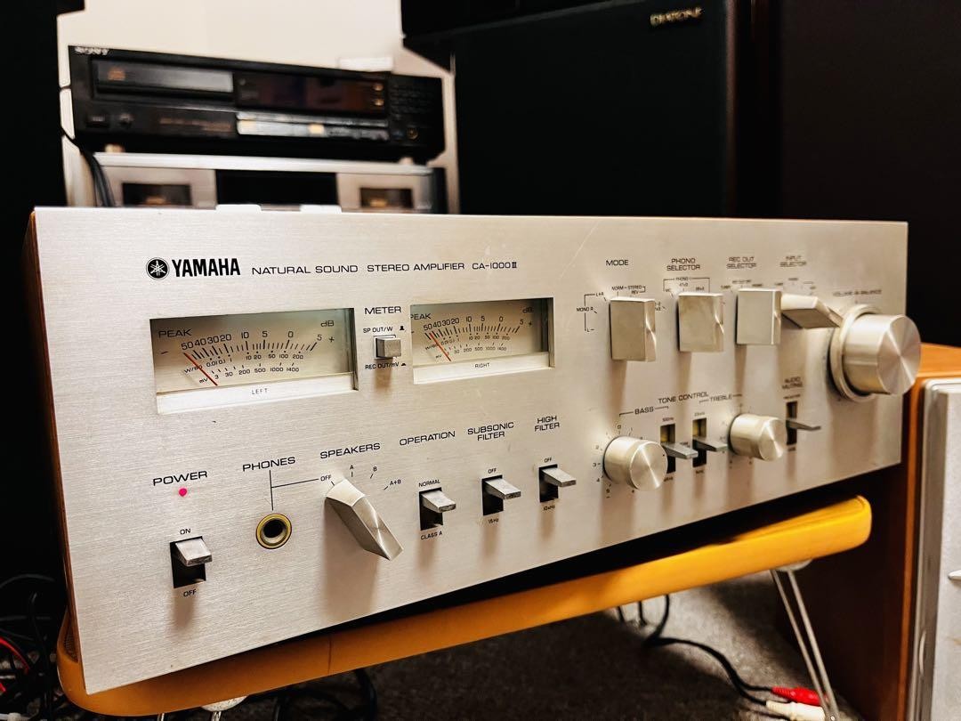 YAMAHA CA-1000 III Integrated Amplifier – Vintage Hi-Fi from