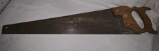 Vintage HENRY DISSTON & SONS  Townsmen Model Metal Cutting Hand Saw - 24"