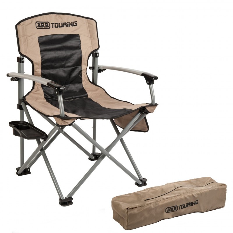 Fauteuil pliant ARB Touring dos sensible assise stable charge lourde 150kg