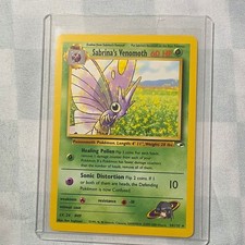 Wizards of the Coast Sabrina's Venomoth 34/132 Gym Heroes Rare 60 HP English on eBay