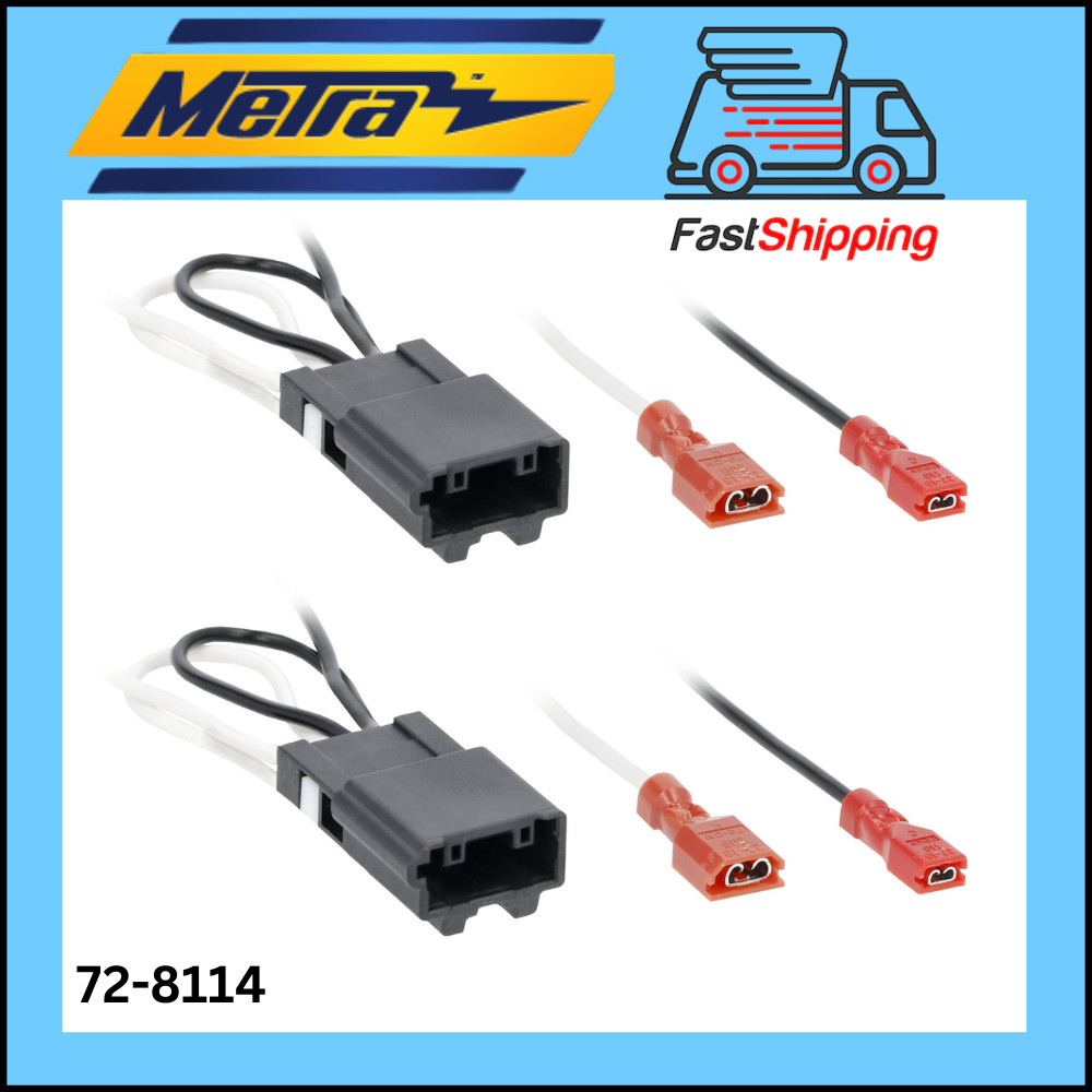 METRA 72-8114 / SPEAKER HARNESS (PAIR) FOR SELECT 2024+ TOYOTA VEHICLES W/O JBL