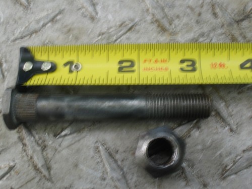 CUSHMAN TURF-TRUCKSTER REAR LONG LUG BOLTS FOR WIDE WHEELS 3-3/16" WITH LUG NUTS