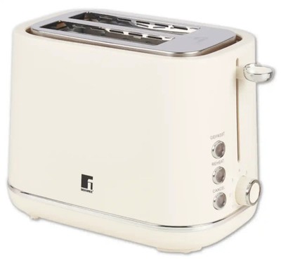 Bergner-Toaster Doppelschlitz Toastautomat 2 Schlitze 7 Stufen 850 W weiß