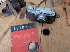 Leica  IIIa D.R.P Ernst Leitz Wetzlar No290062 Vintage 1938 Camera   (Untested)