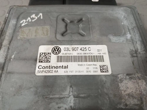 03L907425C Centralina Motore per VOLKSWAGEN GOLF VI (5K1)(10.2008) 2011 123630 - Foto 3 di 10