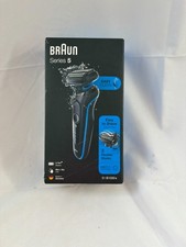 Braun Series 5 50-B1000s Rasoio Elettrico Wet&Dry Ricaricabile - Blu
