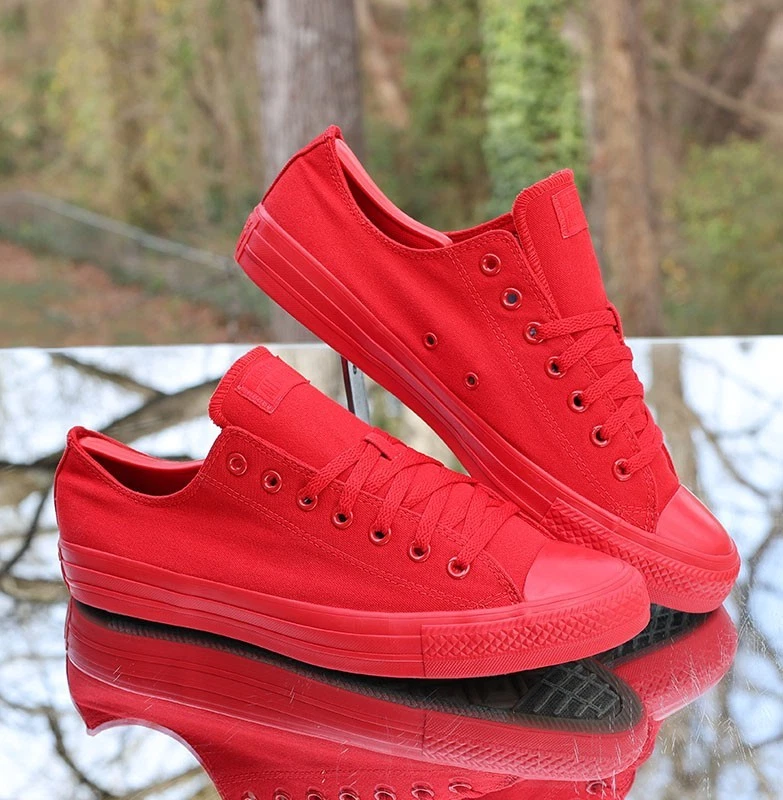 Converse Chuck Taylor All Star Low Triple Red for Sale