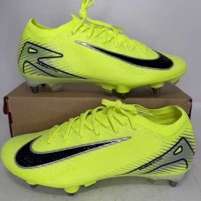 Nike Mercurial Vapor Metal Soccer Cleat Yellow Black Men's Sizes HF2454-700 NEW