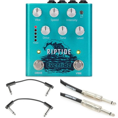 Eventide Riptide Stereo Drive and Uni-Vibe Effects Pedal - Cable Bundle