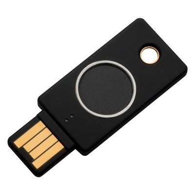 Yubico YubiKey Bio FIDO Edition, Fingerprint Reader USB-A Dongle, schwarz
