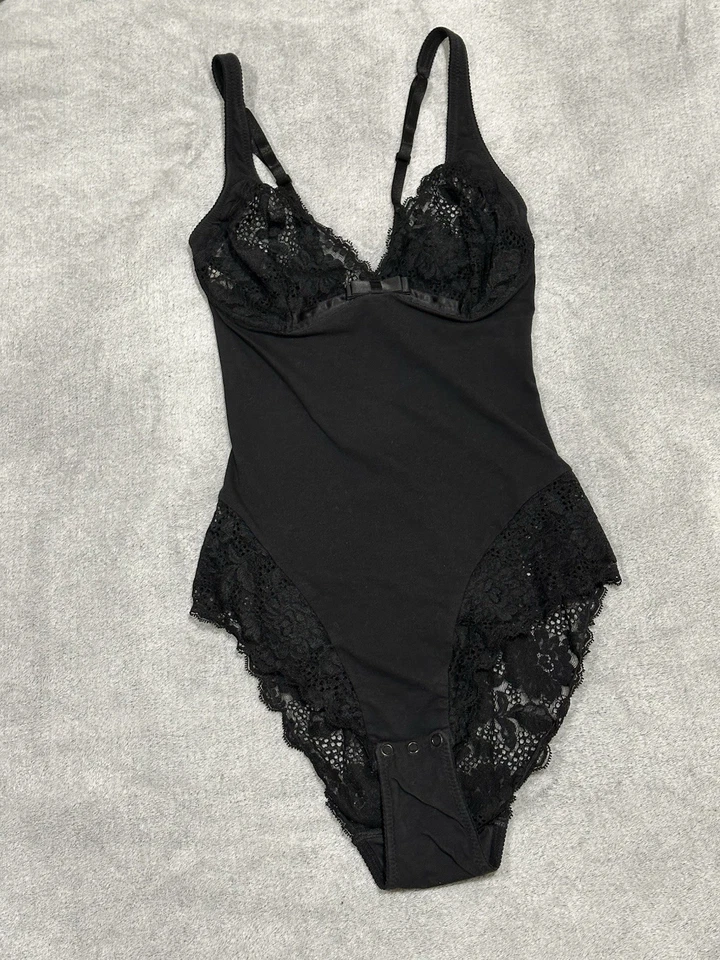 Sexy Body La Perla De Colección Negro Body Ropa Interior Malla Encaje Talla 3/EE. UU. 36/L Foto 2 de 4