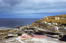 PHOTO  PORTREATH HARBOUR FROM TREGEA HILL C.1960 (1) THE DARK MOUNDS SEEN IN THE