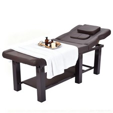Stationary Massage Table w/ Backrest for Treatment Table Physical Therapy Table