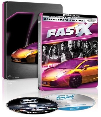FAST X COLLECTOR`S EDITION (4HD+BLU-RAY) STEEL BOOK BRAND NEW!!! & SEALED!!!