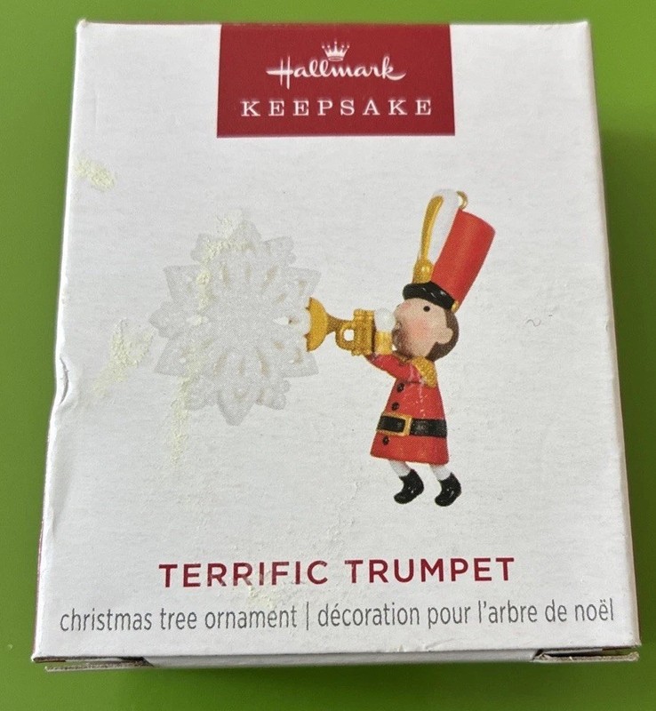 2024 Hallmark Keepsake Terrific Trumpet Miniature Ornament