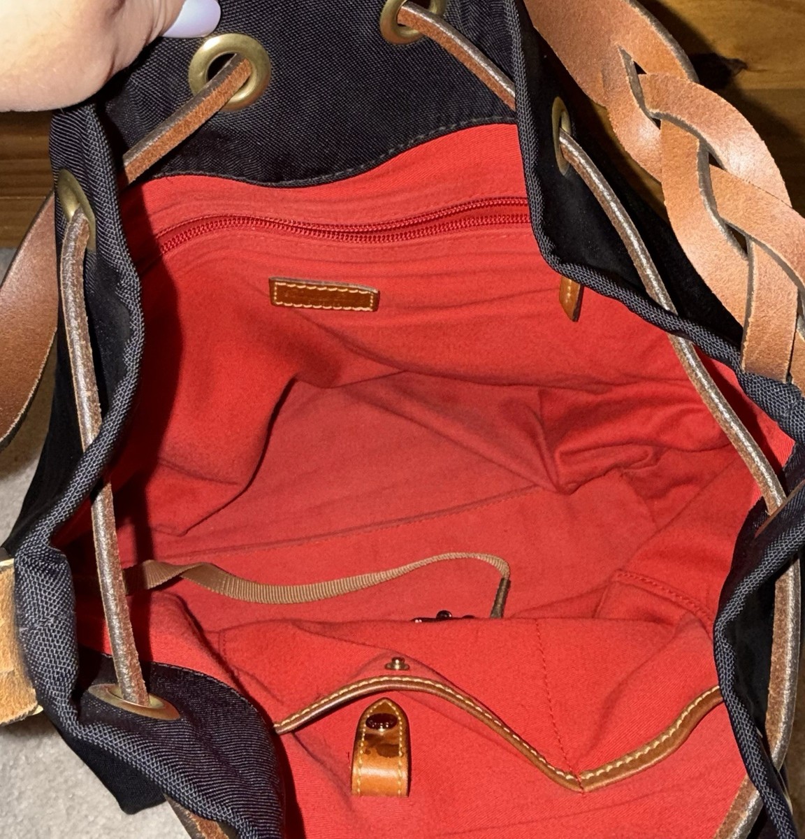 Dooney & Bourke Black Penrose Drawstring View 6