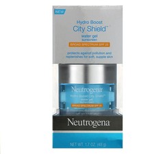 Neutrogena Hydro Boost City Shield Water Gel Sunscreen SPF 25 1.7oz 