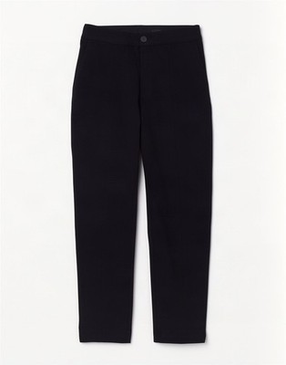 Massimo Dutti Damen Tapered Chino Hose EU 38 Small W28 L27 Navy Blau EI13