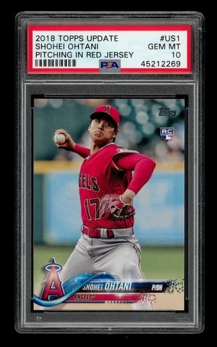 2018 Topps Update: #US1 Shohei Ohtani PSA 10 GEM MINT