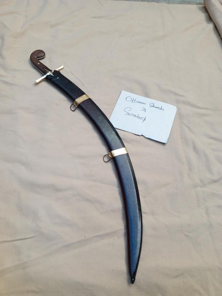 Shamshir Curved ottoman & Persian style Saber Full Tang Sharp Blade - Image 3 of 4