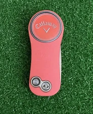 Callaway Golf Ball Marker W/ Pitchfix Folding 🧲 Switchblade Divot Tool