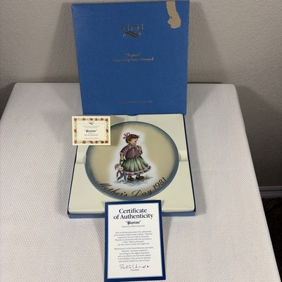 ''Playtime Mother's Day plate 1981'' Schmid collector plate ~