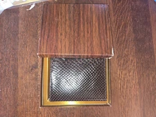 Vintage Tex Tan 884 New Genuine ANACONDA Wallet Brown Snakeskin