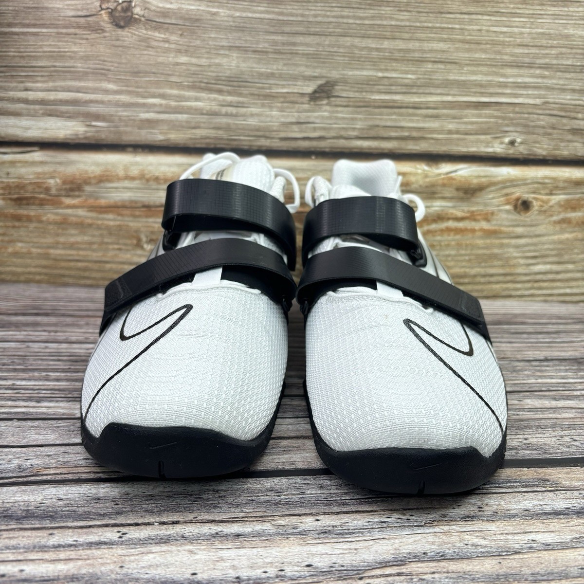 Size 15 Tried On Nike Romaleos 4 White Black Weightlifting Shoes