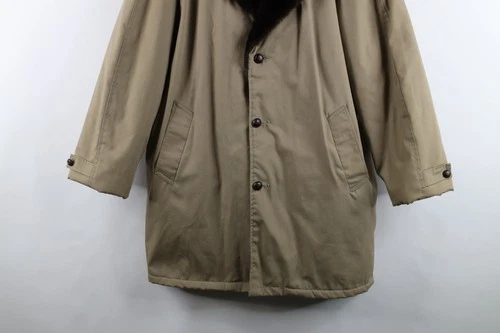 Vintage 70s Streetwear Mens 3XL Fleece Lined Western Rancher Overcoat Jacket USA image 3
