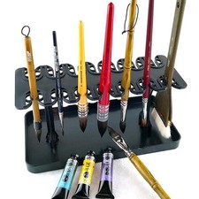 Artist Paint Brushes Drying Rack Holder Bristles Pointing Down Detachable Dra...