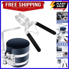 Piston Ring Compressor Installer Removal Tool For Car Engine With Piston Inst...