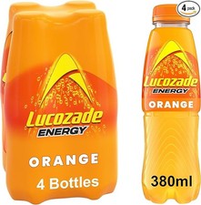 Lucozade Energy Orange 380ml (Pack of 4)
