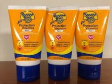  3 Banana Boat Protection Vitamins Face SPF50 Sunscreen 2 fl oz Exp 8/26