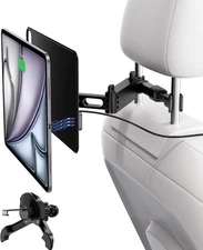 CAR Headrest Magnetic Charging iPad AIR 13" M3 2025 M2 EXTENDED Holder Mount-NEW