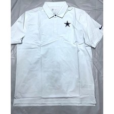 NIKE NFL Dallas Cowboys Dri-Fit Sideline Coaches Polo Golf Shirt Men's XL NEW