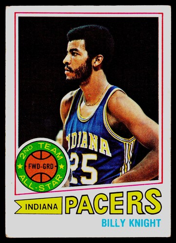 Billy Knight [White Back] #110 1977 Topps card