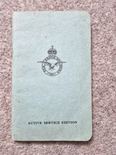 WW2 British Gospel of St John Active Service RAF Pocket Bible Dated 1939