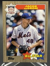 2022 Topps JACOB DEGROM 1987 All Star Gold Parallel /75 87AS-36 - Rangers
