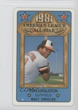 1981 Perma-Graphics/Topps Credit Cards All-Stars Ken Singleton #150-ASA8117