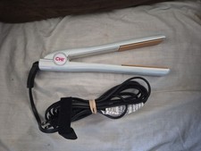 CHI 1 Inch Ceramic Hair Iron Straightener - White