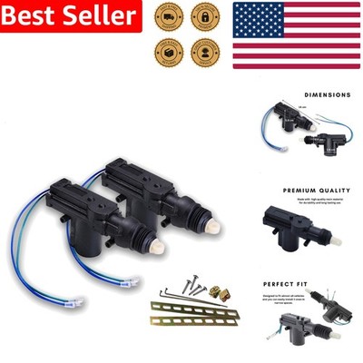 Universal Car Power Door Actuator Kit - 2 Pack 12V Keyless Remote Entry System