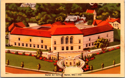 #ad #ad Postcard VTG Dayton Art Institute Dayton Ohio Unposted $4.95