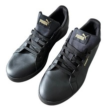 Zapatillas deportivas Puma para mujer talla 9 Smash WNS Perf metálicas negras + doradas